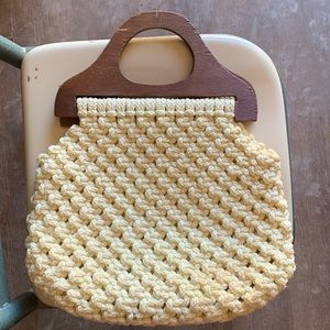 Vintage crochet purse!